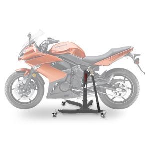 Sentralstativ egnet for Kawasaki ER-6f 06-11 Grå motorsykkeljekk ConStands Power-Classic
