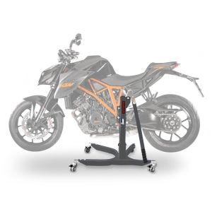 Sentralstativ egnet for KTM 1290 Super Duke / R 14-16 grå motorsykkeljekk ConStands Power-Classic