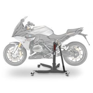 Sentralstativ egnet for BMW R 1200 RS 15-18 grå motorsykkeljekk ConStands Power-Classic