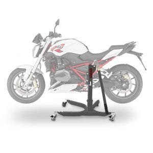 Sentralstativ egnet for BMW R 1200 R 15-18 grå motorsykkeljekk ConStands Power-Classic