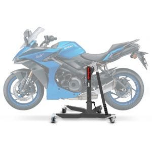 Sentralstativ egnet for Suzuki GSX-S 1000 GT 22-25 grå motorsykkeljekk ConStands Power-Classic