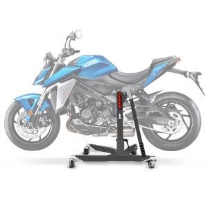 Sentralstativ egnet for Suzuki GSX-S 950 22-25 grå motorsykkeljekk ConStands Power-Classic