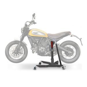 Sentralstativ egnet for Ducati Scrambler 15-17 grå motorsykkeljekk ConStands Power-Classic