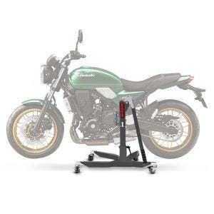 Sentralstativ egnet for Kawasaki Z 650 RS 22-25 grå motorsykkeljekk ConStands Power-Classic