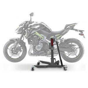 Sentralstativ egnet for Kawasaki Z 900 17-25 Grå motorsykkeljekk ConStands Power-Classic