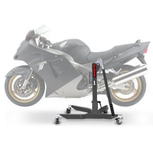 Sentralstativ egnet for Honda CBR 1100 XX 97-07 grå motorsykkeljekk ConStands Power-Classic