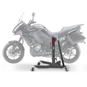Sentralstativ egnet for Kawasaki Versys 1000 12-24 grå motorsykkeljekk ConStands Power-Classic