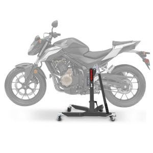 Sentralstativ egnet for Honda CB 500 F 16-18 grå motorsykkeljekk ConStands Power-Classic