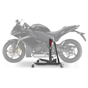 Sentralstativ egnet for Honda CBR 600 F 99-07 grå motorsykkeljekk ConStands Power-Classic