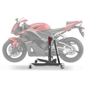 Sentralstativ egnet for Honda CBR 600 RR 07-16 grå motorsykkeljekk ConStands Power-Classic