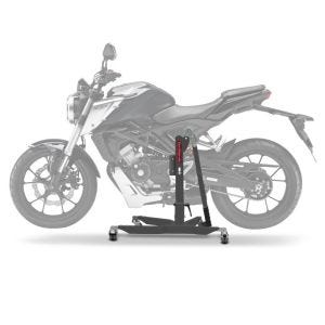 Sentralstativ egnet for Honda CB 125 R 18-25 grå motorsykkeljekk ConStands Power-Classic