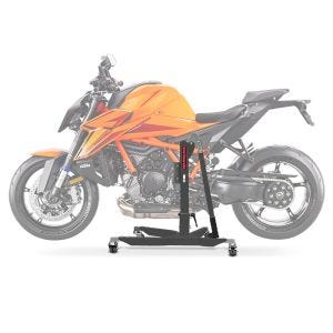 Sentralstativ egnet for KTM 1390 Super Duke R / EVO 24-25 Grå motorsykkeljekk ConStands Power-Classic