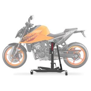 Sentralstativ egnet for KTM 990 Duke 2024 Grå motorsykkeljekk Power-Classic ConStands