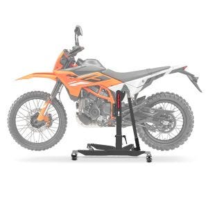 Sentralstativ egnet for KTM 125/390 Enduro R 2025 ConStands Grey Motorcycle Jack Power-Classic