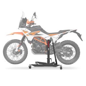 Sentralstativ egnet for KTM 390 Adventure R 2025 ConStands Grey Motorcycle Jack Power-Classic
