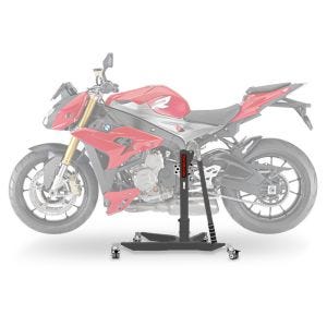Sentralstativ egnet for BMW S 1000 R 14-16 grå motorsykkeljekk ConStands Power-Classic