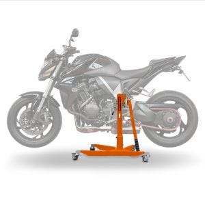 Sentralstativ egnet for Honda CB 1000 R 08-16 oransje motorsykkeljekk ConStands Power-Classic