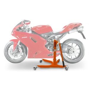 Sentralstativ egnet for Ducati 1098 07-08 oransje motorsykkeljekk ConStands Power-Classic