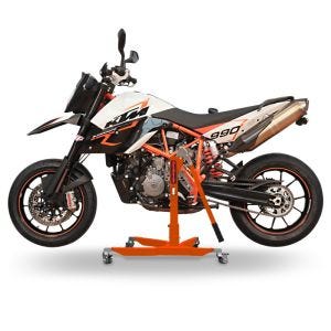 Sentralstativ egnet for KTM 990 Supermoto SM / R 08-13 oransje ConStands DK2267