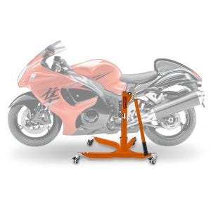 Zentralständer Suzuki Hayabusa 08-17 orange Motorradheber ConStands Power-Classic_1