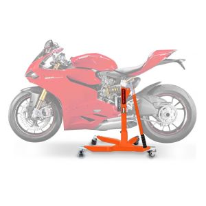 Sentralstativ egnet for Ducati 1199 Panigale RS 12-14 oransje motorsykkeljekk ConStands Power-Classic