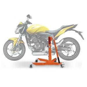 Sentralstativ egnet for Honda Hornet 600 07-13 oransje motorsykkeljekk ConStands Power-Classic