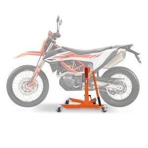 Sentralstativ egnet for KTM 690 Enduro / R 19-24 Orange motorsykkeljekk ConStands Power-Classic