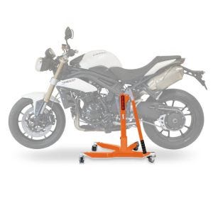 Sentralstativ egnet for Triumph Speed Triple / R / S 11-20 oransje motorsykkeljack ConStands Power-Classic