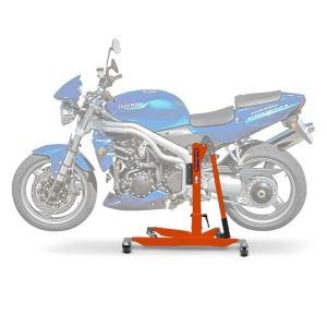 Sentralstativ egnet for Triumph Speed Triple 97-01 Orange motorsykkeljekk ConStands Power-Classic