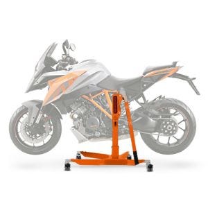 Sentralstativ egnet for KTM 1290 Super Duke GT 16-20 oransje motorsykkeljekk ConStands Power-Classic