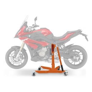 Sentralstativ egnet for BMW S 1000 XR 15-19 oransje motorsykkeljekk ConStands Power-Classic