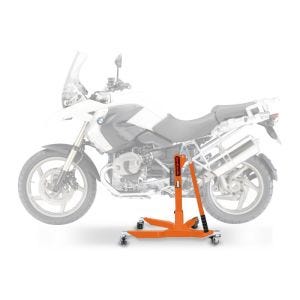 Sentralstativ egnet for BMW R 1200 GS Adventure 06-13 oransje motorsykkeljekk ConStands Power-Classic