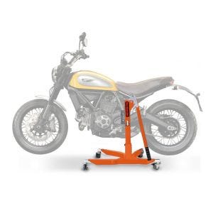 Sentralstativ egnet for Ducati Scrambler 15-17 oransje motorsykkeljekk ConStands Power-Classic