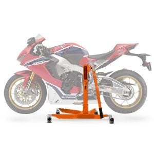 Sentralstativ egnet for Honda CBR 1000 RR Fireblade 17-19 oransje motorsykkeljekk ConStands Power-Classic