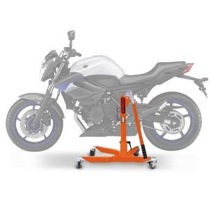 Sentralstativ egnet for Yamaha XJ6 / Diversion / F 09-16 oransje motorsykkeljack ConStands Power-Classic