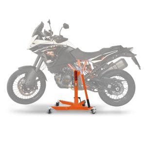 Sentralstativ egnet for KTM 1090 / 1190 Adventure / R 13-18 oransje motorsykkeljekk ConStands Power-Classic