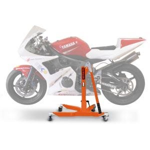 Sentralstativ egnet for Yamaha YZF-R6 99-02 oransje motorsykkeljekk ConStands Power-Classic
