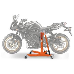 Sentralstativ egnet for Yamaha FZ1 / Fazer 06-15 oransje motorsykkeljack ConStands Power-Classic