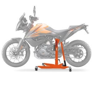 Sentralstativ egnet for KTM 390 Adventure 20-24 oransje motorsykkeljekk ConStands Power-Classic NYHET