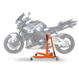 Sentralstativ egnet for Suzuki B-King 07-12 oransje motorsykkeljekk ConStands Power-Classic