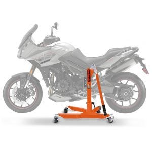 Sentralstativ egnet for Triumph Tiger 1050 07-13 oransje motorsykkeljekk ConStands Power-Classic