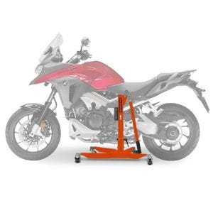 Sentralstativ egnet for Honda Crossrunner 11-20 oransje motorsykkeljekk ConStands Power-Classic
