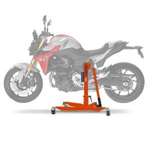 Sentralstativ egnet for BMW F 900 R / F 900 XR 20-24 oransje motorsykkeljekk ConStands Power-Classic NYHET