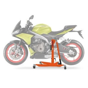 Sentralstativ egnet for Aprilia Tuono 660 / Factory 20-24 oransje motorsykkeljekk ConStands Power-Classic NYHET