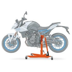 Sentralstativ egnet for Suzuki GSX-8S 23-25 oransje motorsykkeljekk ConStands Power-Classic