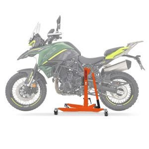 Sentralstativ egnet for Benelli TRK 702 23-24 oransje motorsykkeljekk ConStands Power-Classic