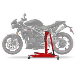 Zentralständer für Triumph Speed Triple RS 18-20 Rot Motorradheber Power-Classic ConStands_1