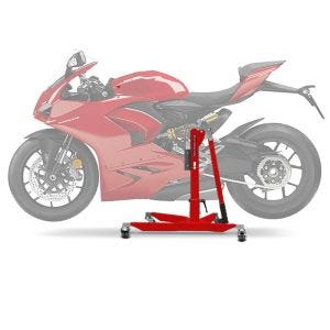 Sentralstativ egnet for Ducati Panigale V2 20-24 motorsykkeljekk Power-Classic ConStands Red NYHET
