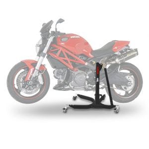 Sentralstativ egnet for Ducati Monster 1100 / Evo 09-13 svart motorsykkeljekk ConStands Power-Classic