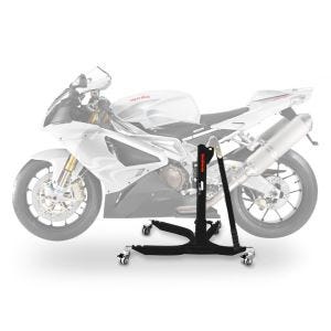 Sentralstativ egnet for Aprilia RSV 1000 R (Mille) 04-10 svart motorsykkeljekk ConStands Power-Classic